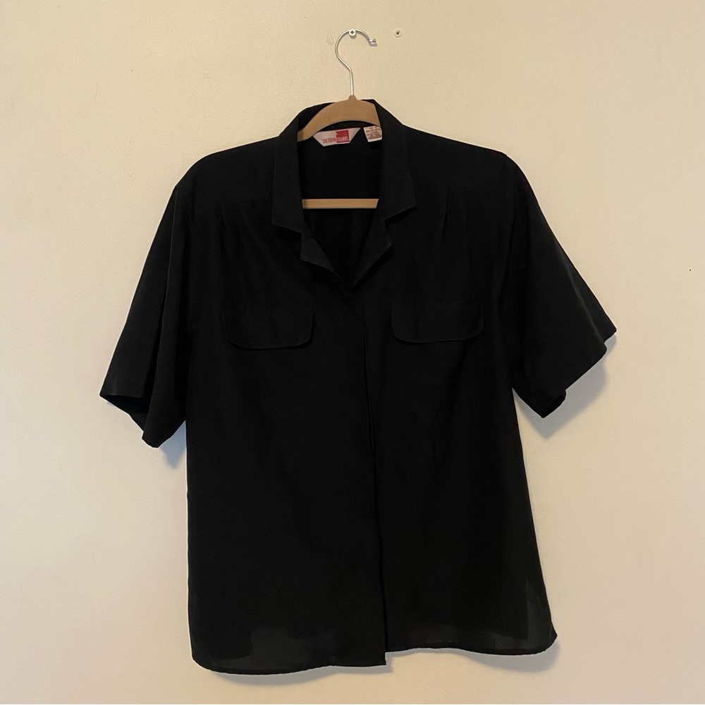Sheridan Square | Short Sleeve Blouse | Women’s 16 | Black